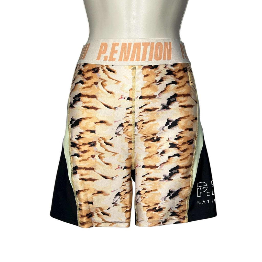 P.E Nation Freeman Logo Bike Shorts – L