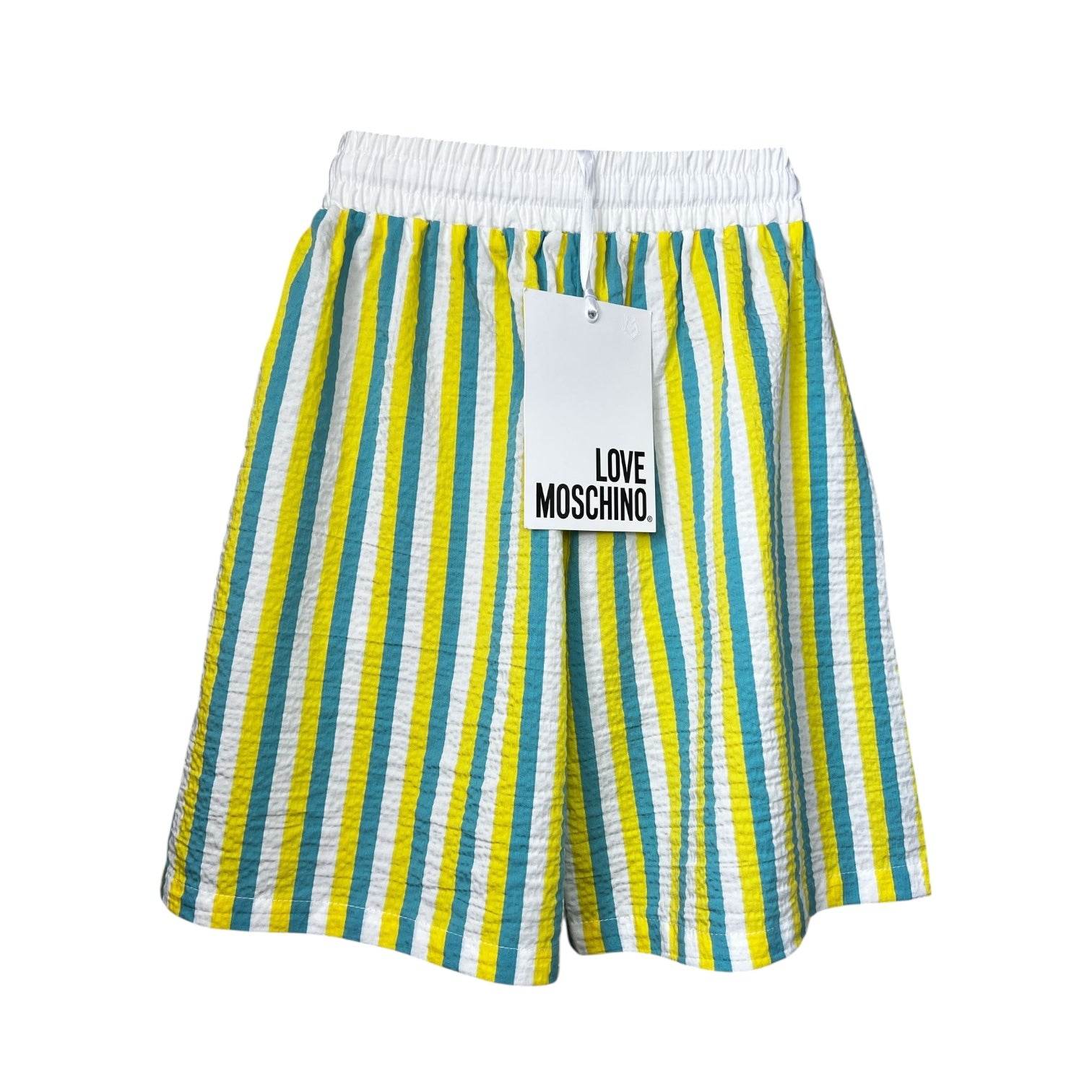 Love Moschino Striped Lyocell Boxer Shorts – IT40 (UK8) – pre-loved
