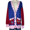 Paolita Mercury Knit Cardigan – Funky Stamp Print, L – pre-loved