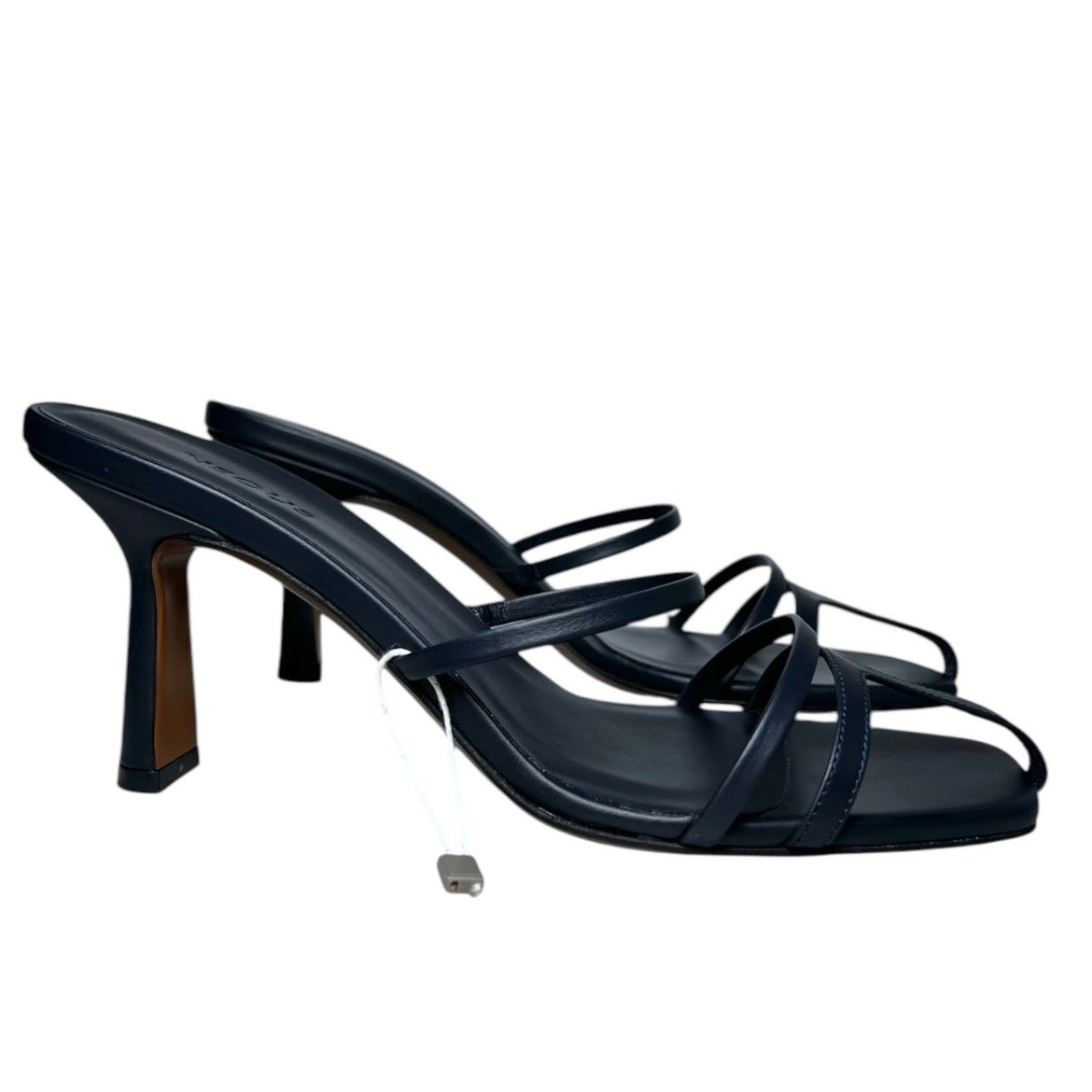 Neous Minimalist Strappy Heeled Sandals – Navy Blue, EU 39