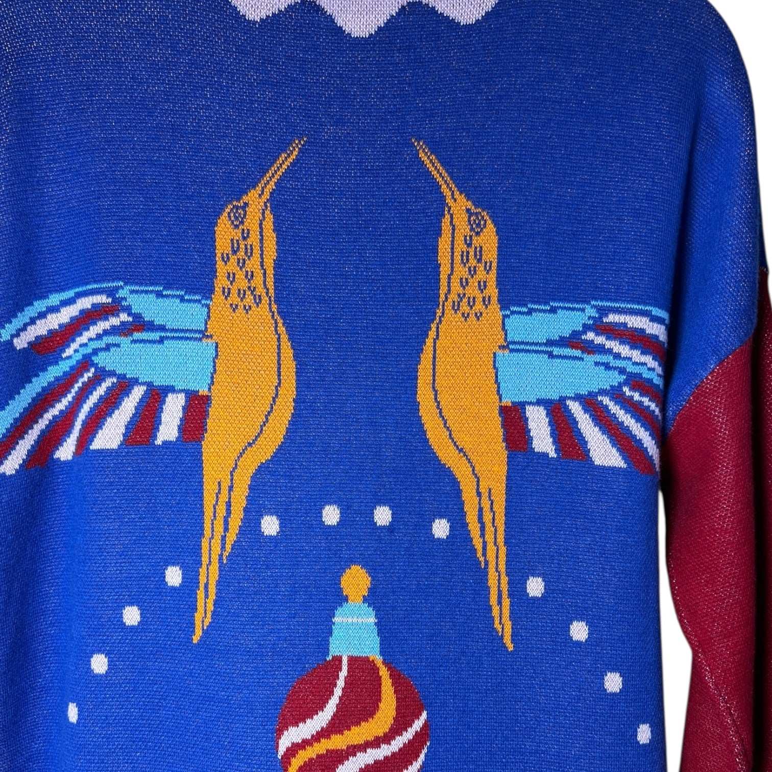 Paolita Mercury Knit Cardigan – Funky Stamp Print, L – pre-loved