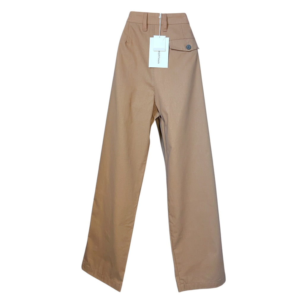 Mara Hoffman Monte Khaki Recycled Cotton Chino Trousers – US8 (UK12) – pre-loved
