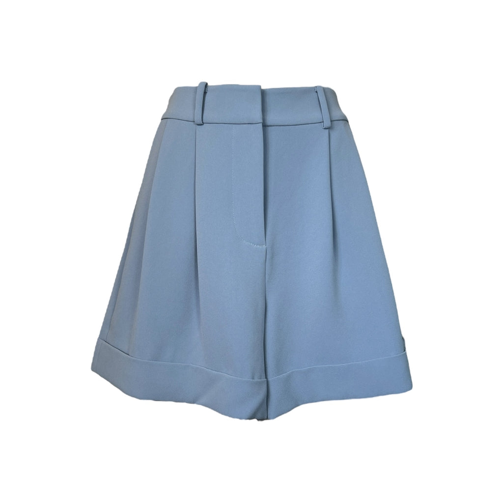 Diane Von Furstenberg High Waisted Crepe Pleated Classic Shorts - US4 (UK8)