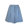 Diane Von Furstenberg High Waisted Crepe Pleated Classic Shorts - US4 (UK8)