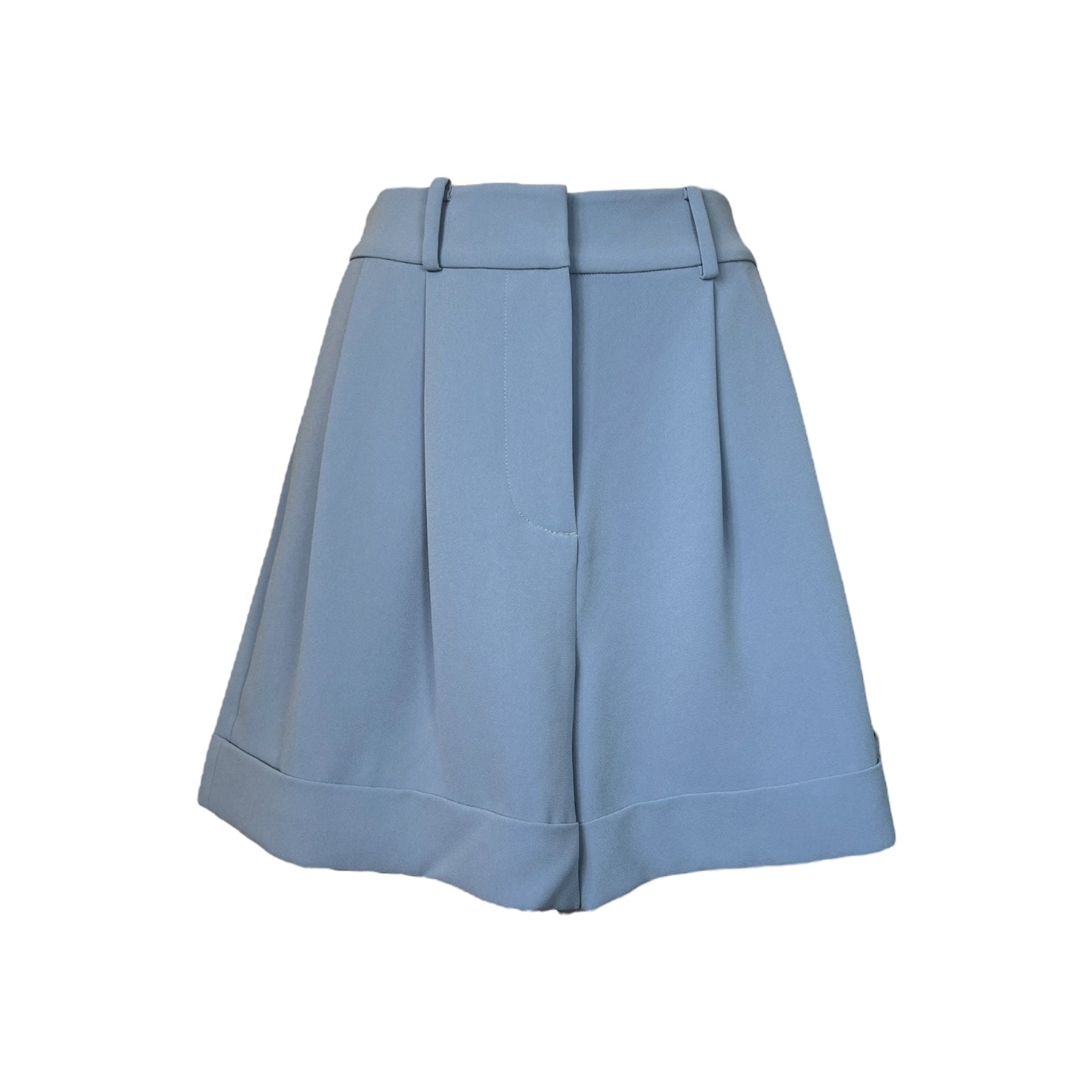 Diane Von Furstenberg High Waisted Crepe Pleated Classic Shorts - US4 (UK8)
