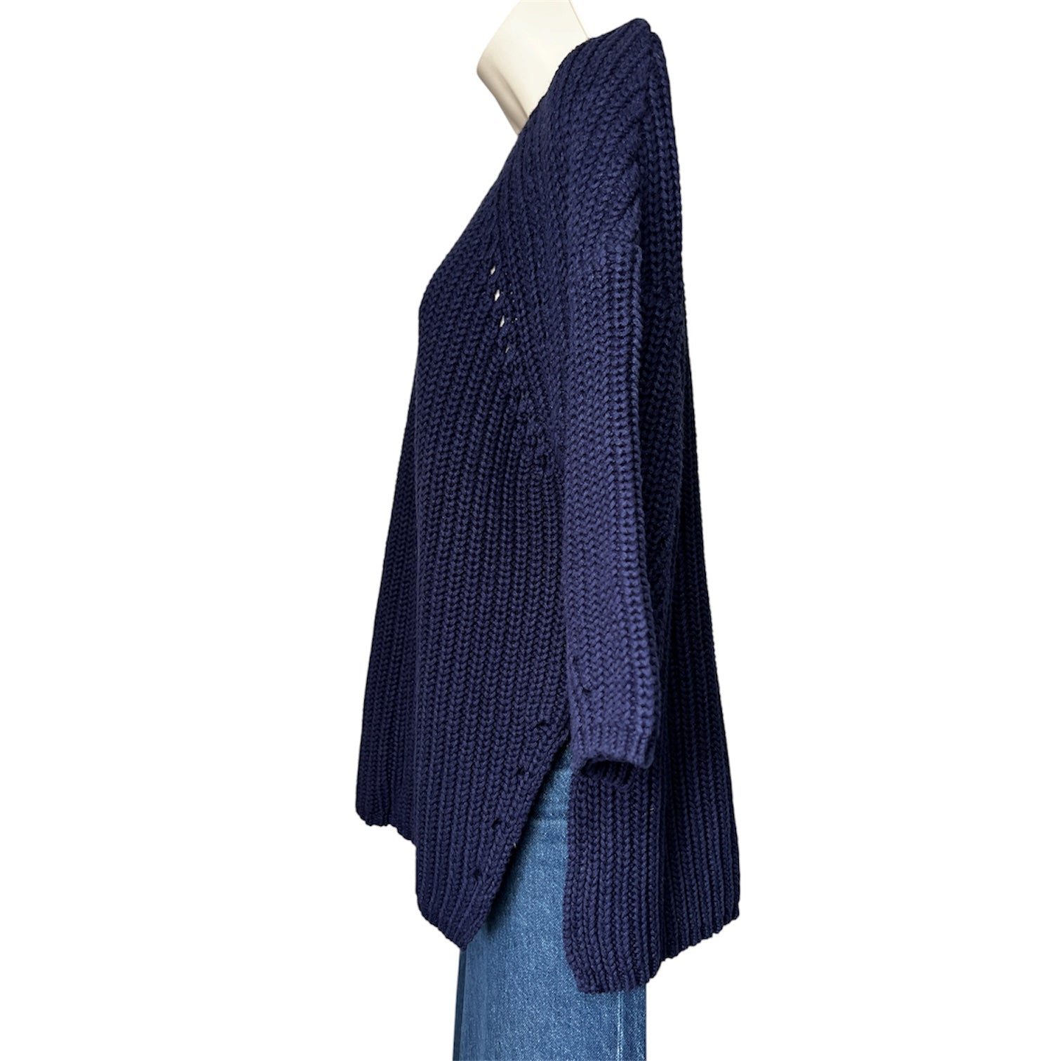 By Malene Birger Chunky Knit Linen-Cotton Jumper – XS
