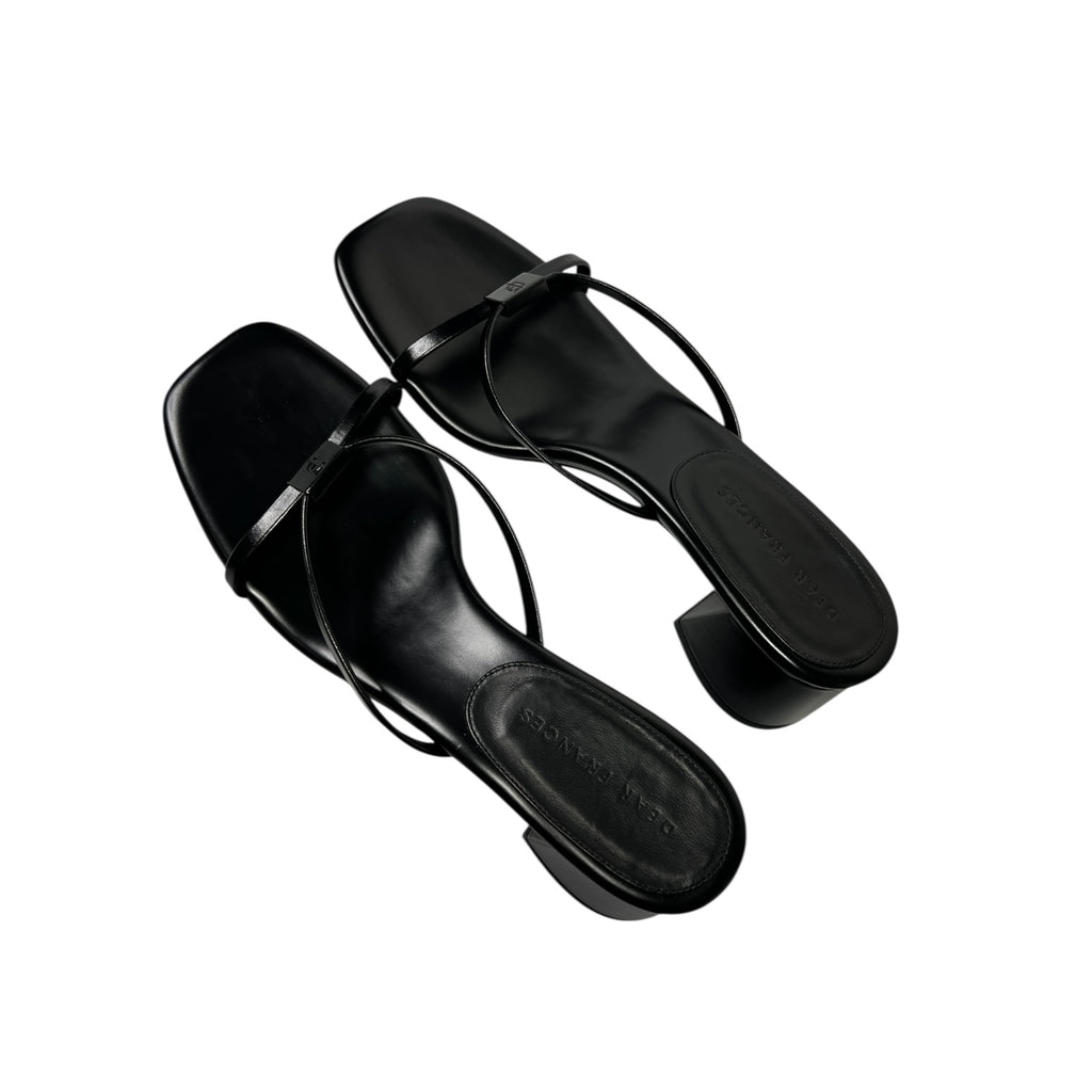 Dear Frances Patti Slide Sandal – Black, EU 39