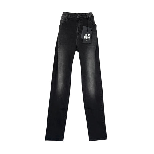BLK DNM 22 BFPDJ49 Maurice Black Mid-Rise Skinny Jeans – W32 L32 – pre-loved
