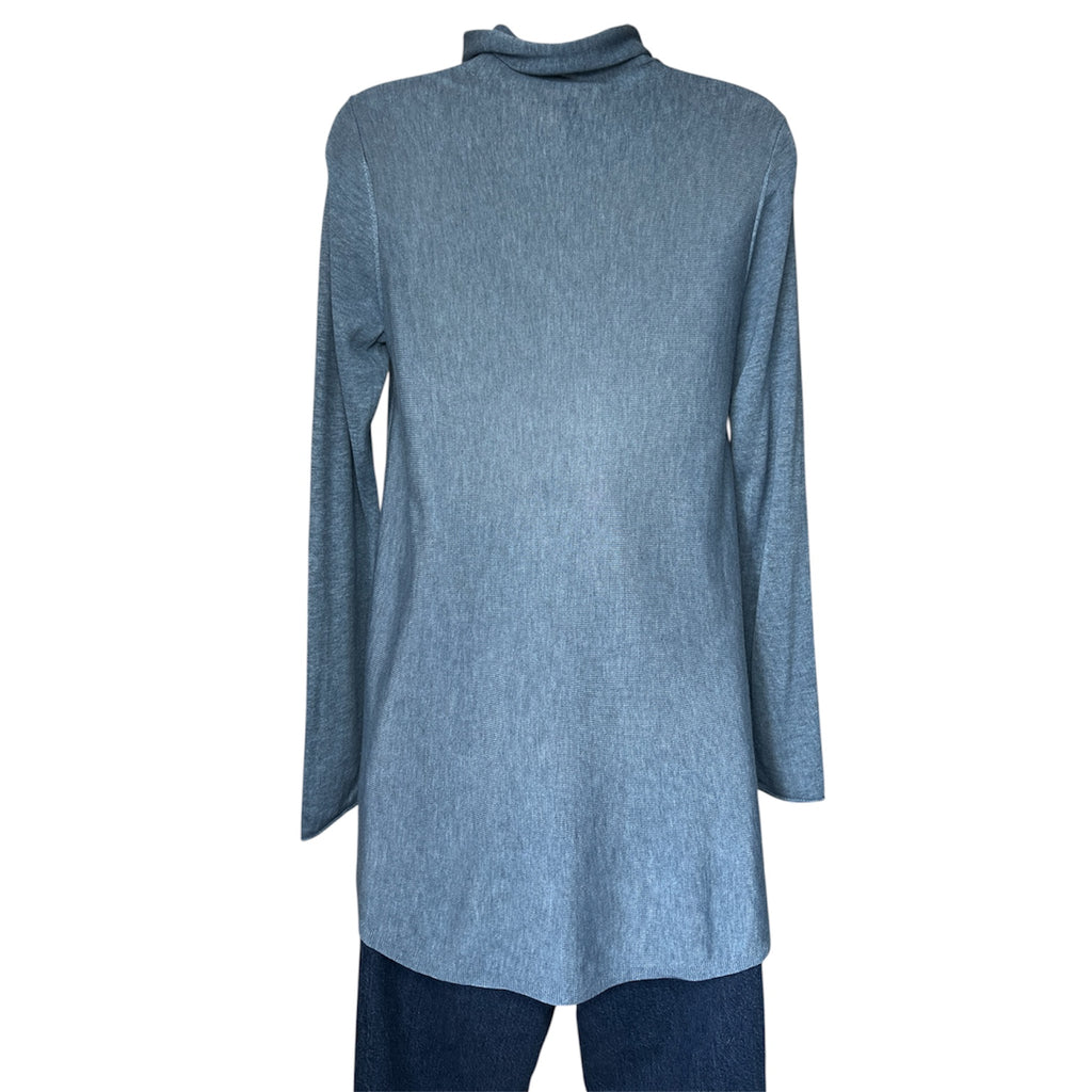 Eileen Fisher Cowl Neck Merino Wool Lightweight Oversized Knit Jumper – XS – pre-loved