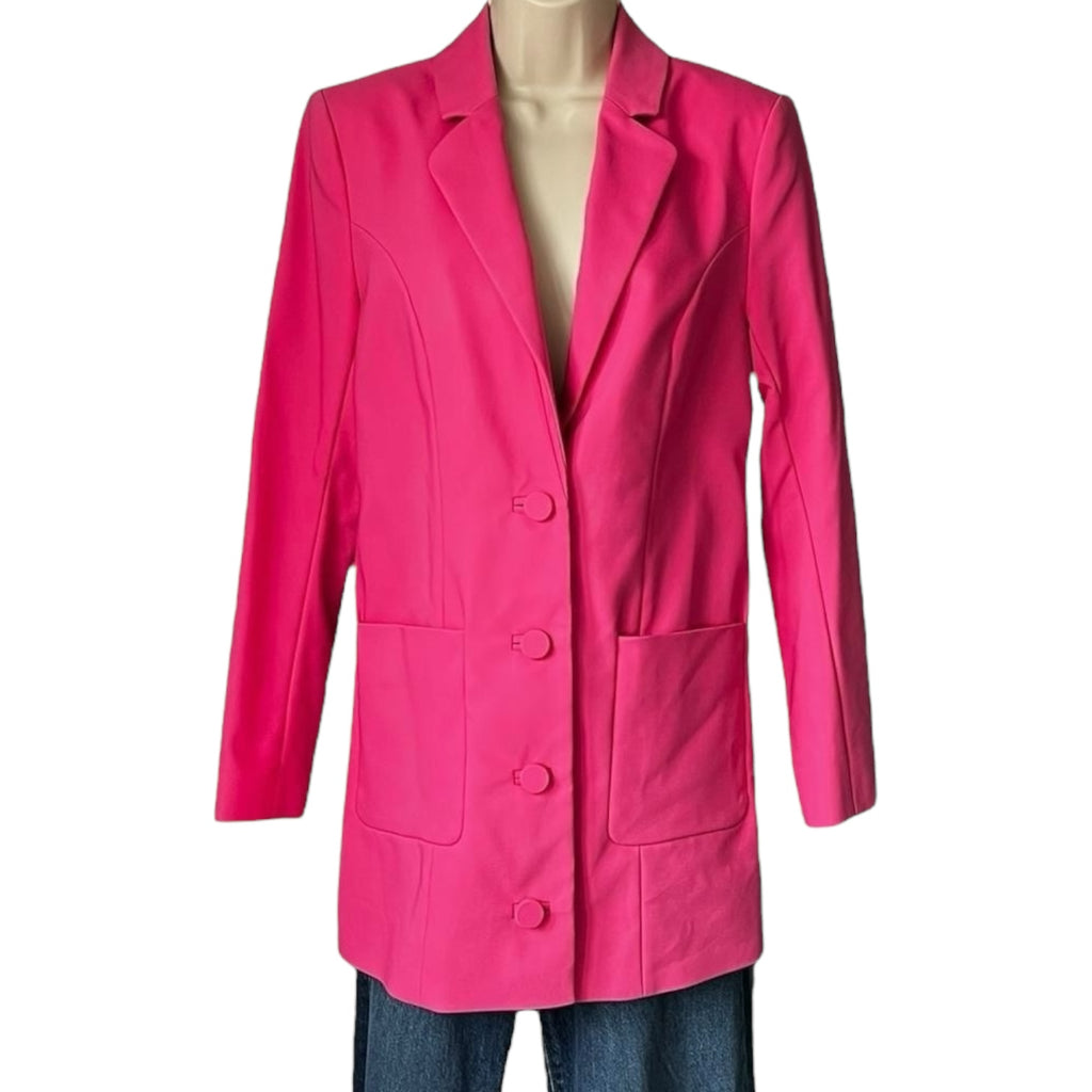 GRLFRND Jeane Tailored Cotton Suit Jacket Blazer – S