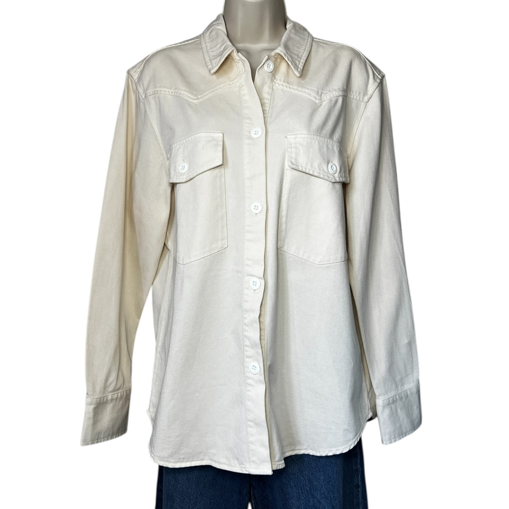 Rails August Western Twill Denim Shirt Jacket – M – pre-loved