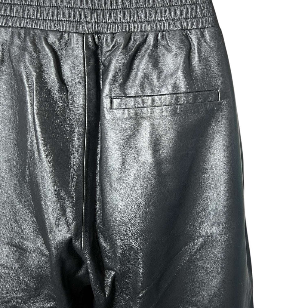 Maje Leather Tuxedo Stripe Jogger Pants – UK8 (Based on Measurements) – pre-loved
