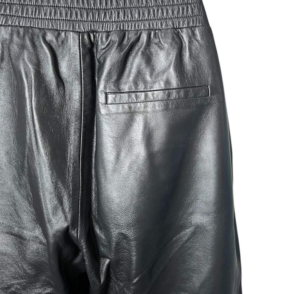 Maje Leather Tuxedo Stripe Jogger Pants – UK8 (Based on Measurements) – pre-loved