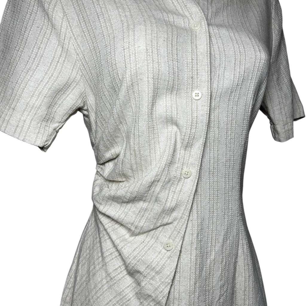 Holzweiler Tuva Asymmetric Linen Shirt – XS – pre-loved