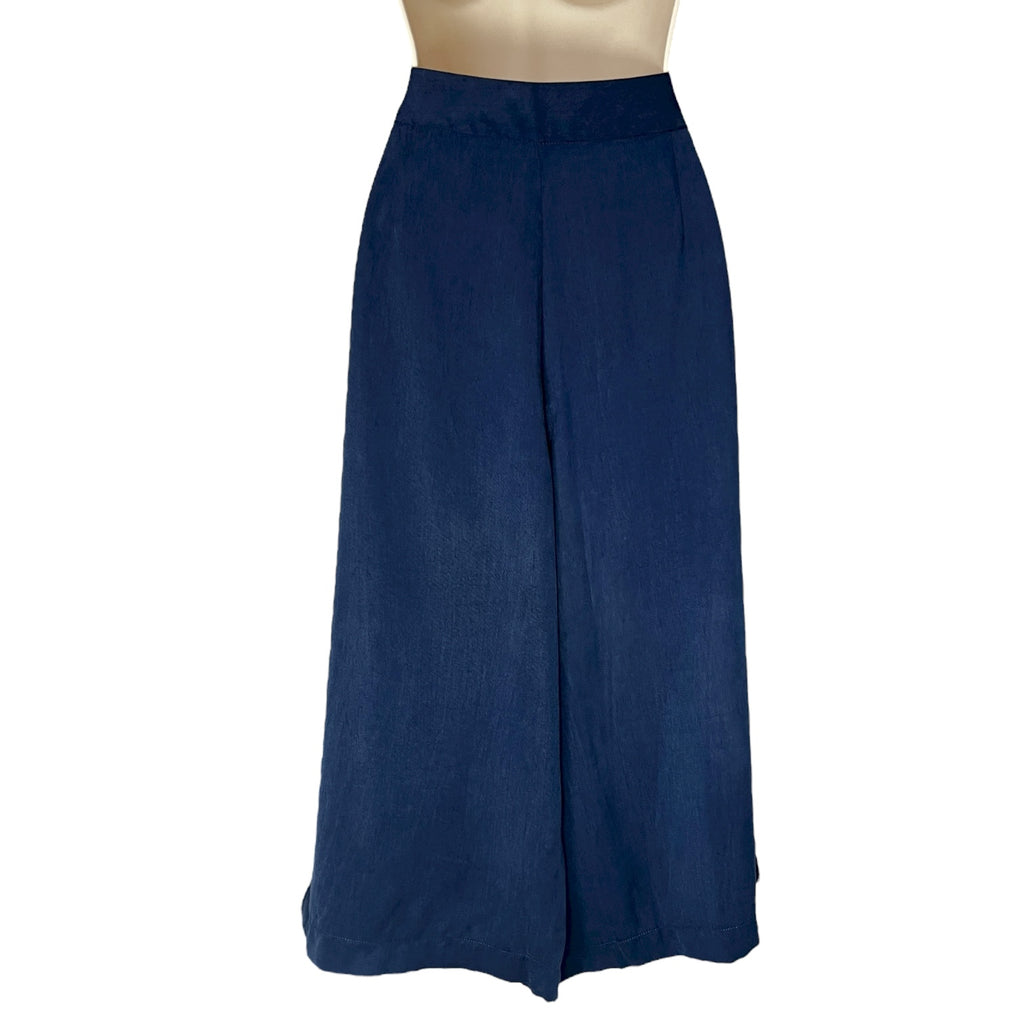 Kobi Halperin Capri Wide-Leg Wrap Shorts – High-Rise Long Culottes, US8 (UK12)