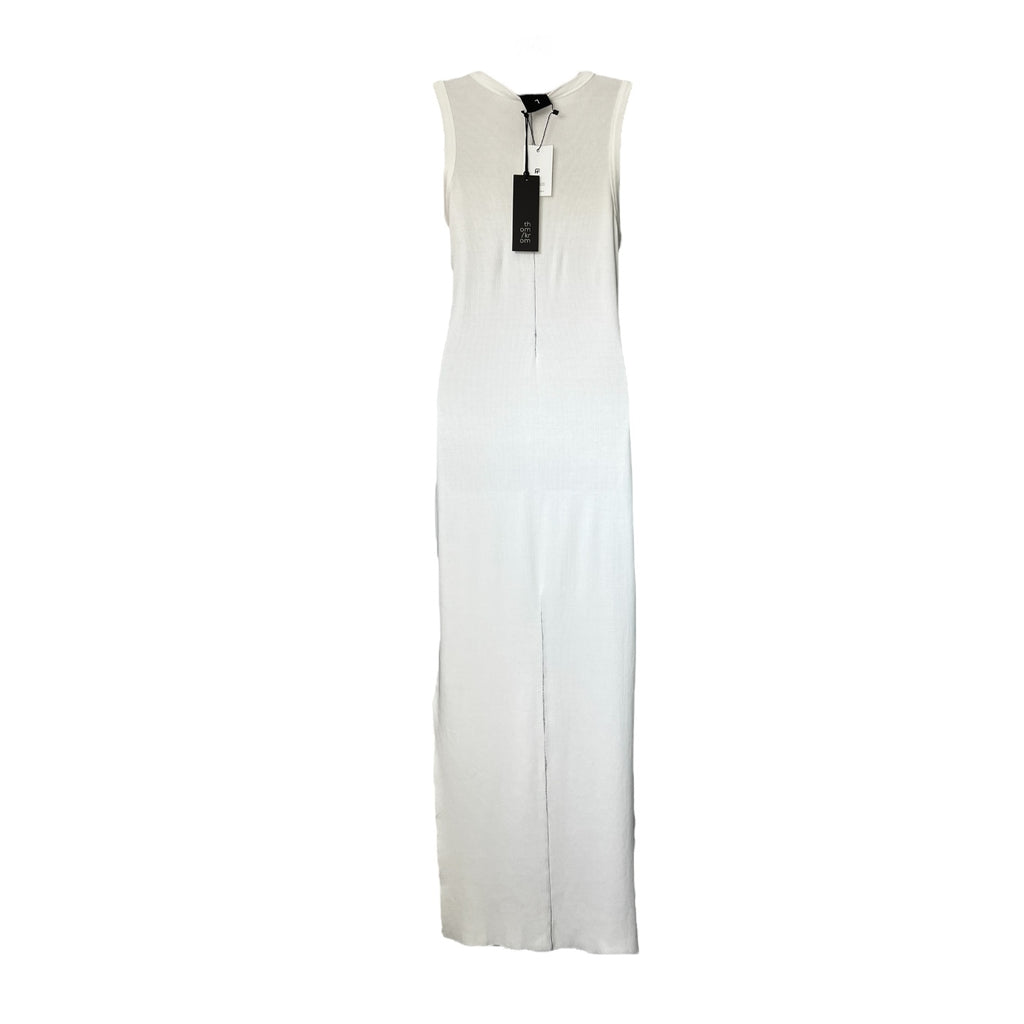 Thom Krom Ribbed Maxi Tank Dress – Off-White, L – pre-loved