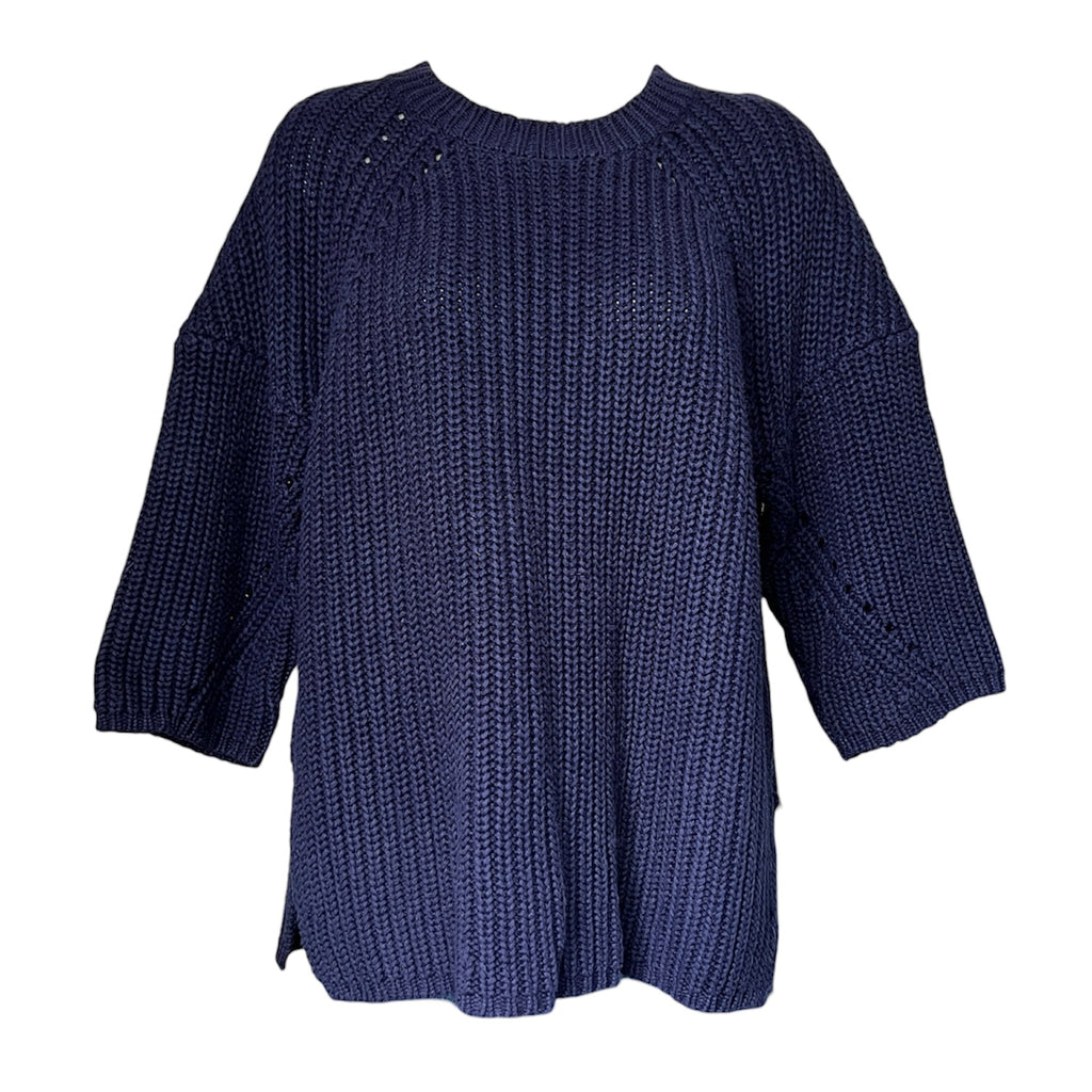 By Malene Birger Chunky Knit Linen-Cotton Jumper – XS