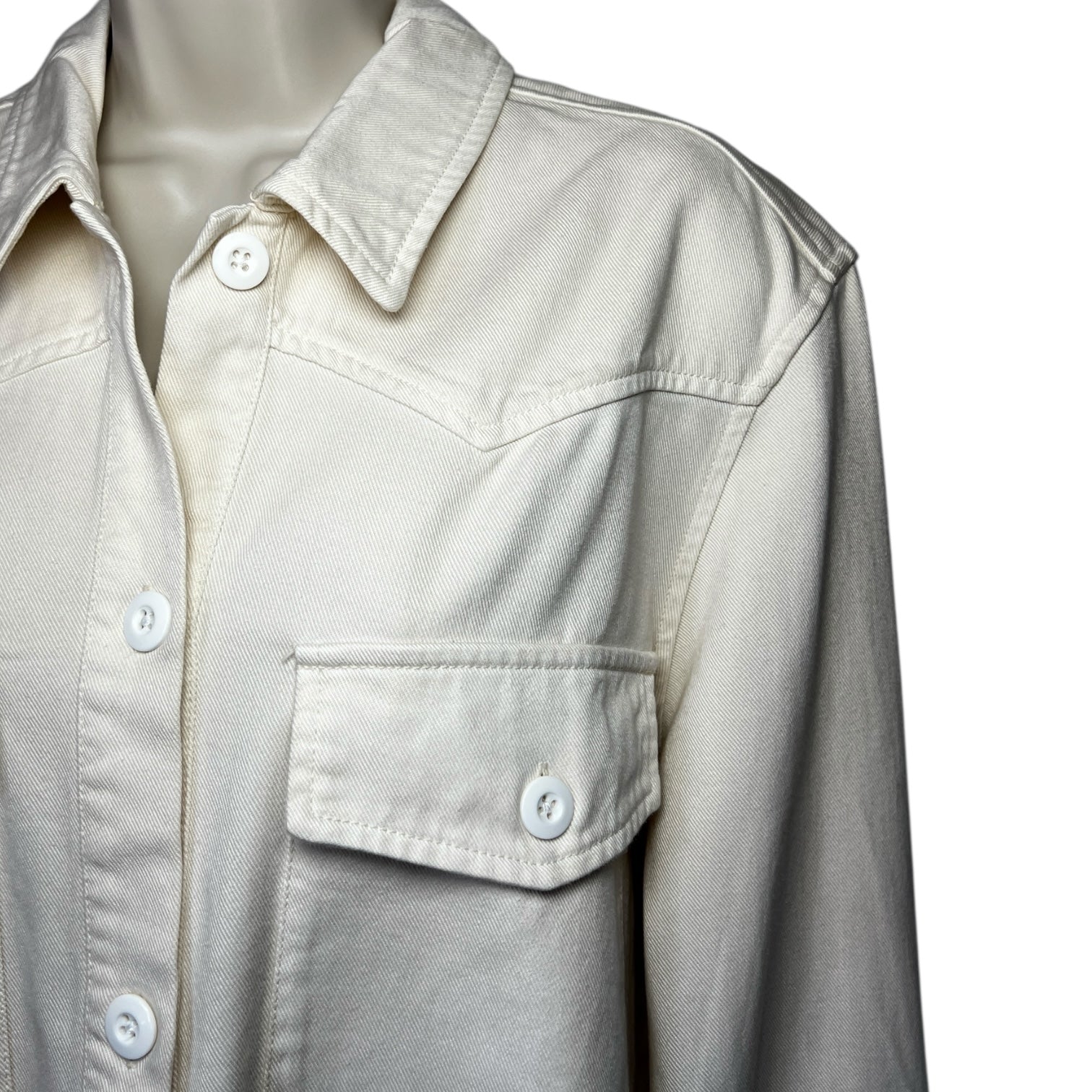 Rails August Western Twill Denim Shirt Jacket – M – pre-loved