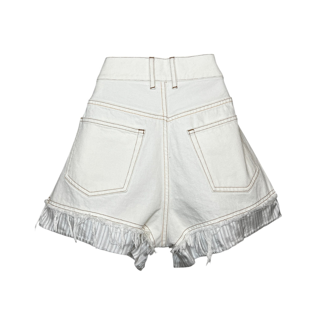 A.P.C. x Natacha Ramsay-Levi Denim Mini Shorts – FR38 (UK10) – pre-loved