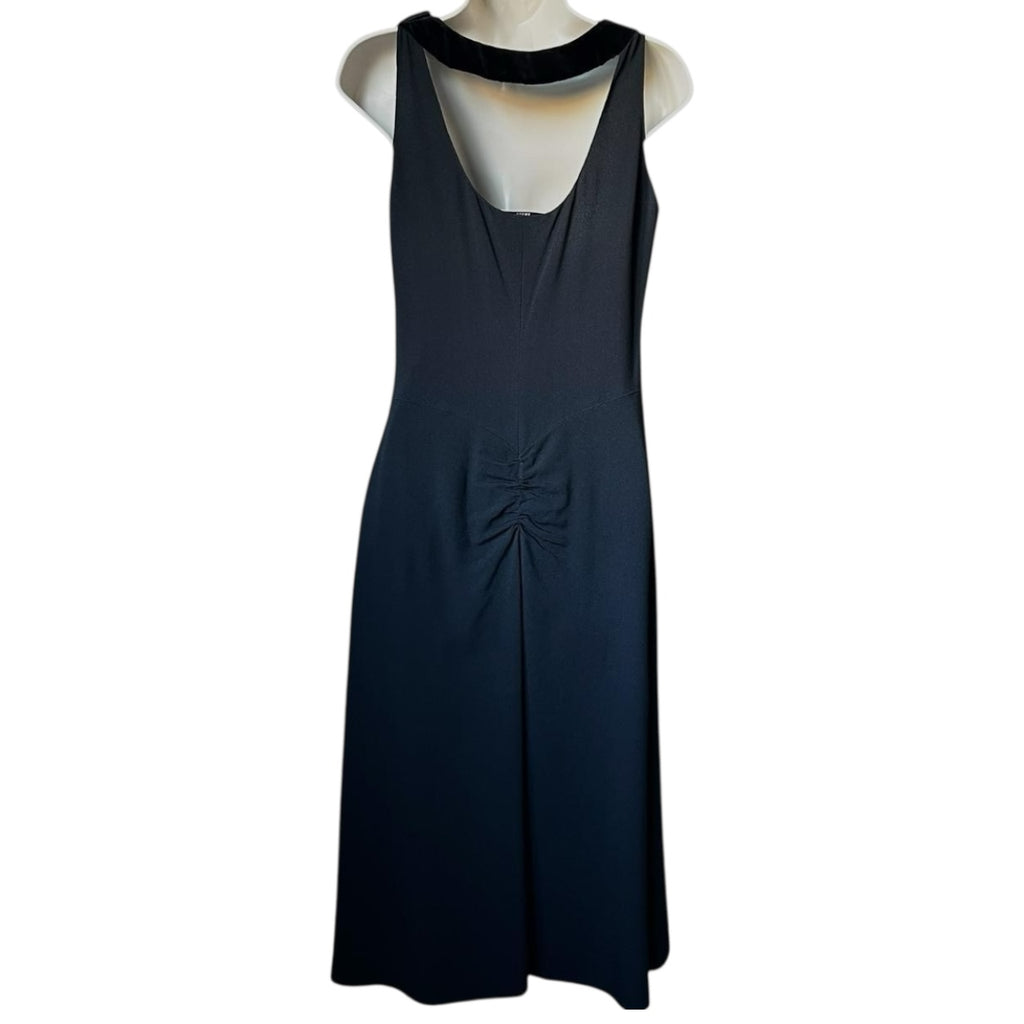 Vintage Prada Silk Velvet Choker Slip Mid-Length Dress – IT40 (UK8) – pre-loved