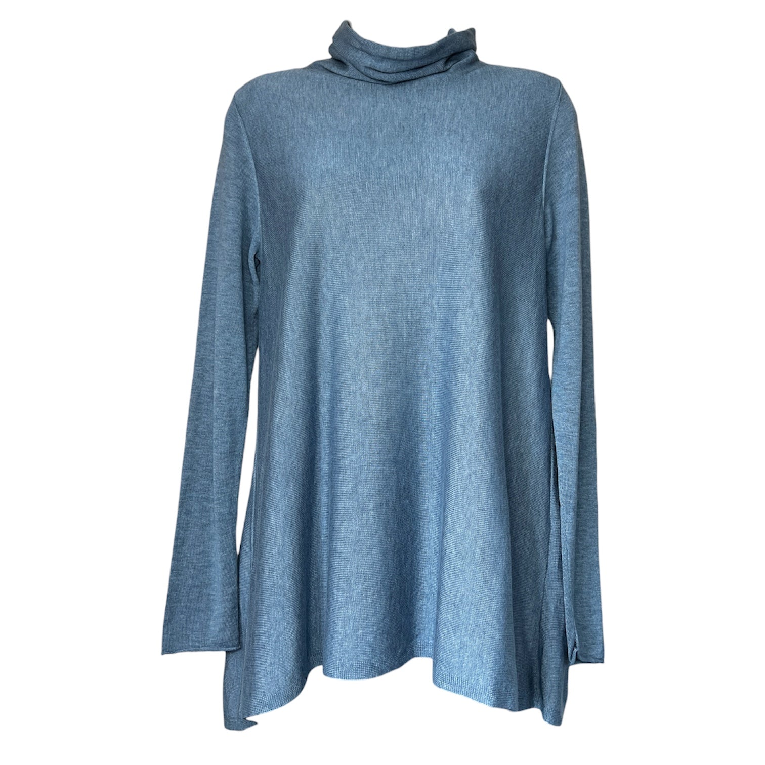 Eileen Fisher Cowl Neck Merino Wool Lightweight Oversized Knit Jumper – XS – pre-loved