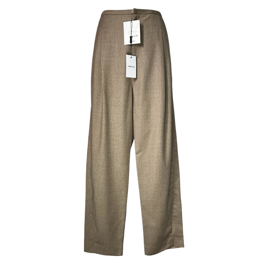 Totême Wool Flannel Pleated Trousers – EU38 – pre-loved