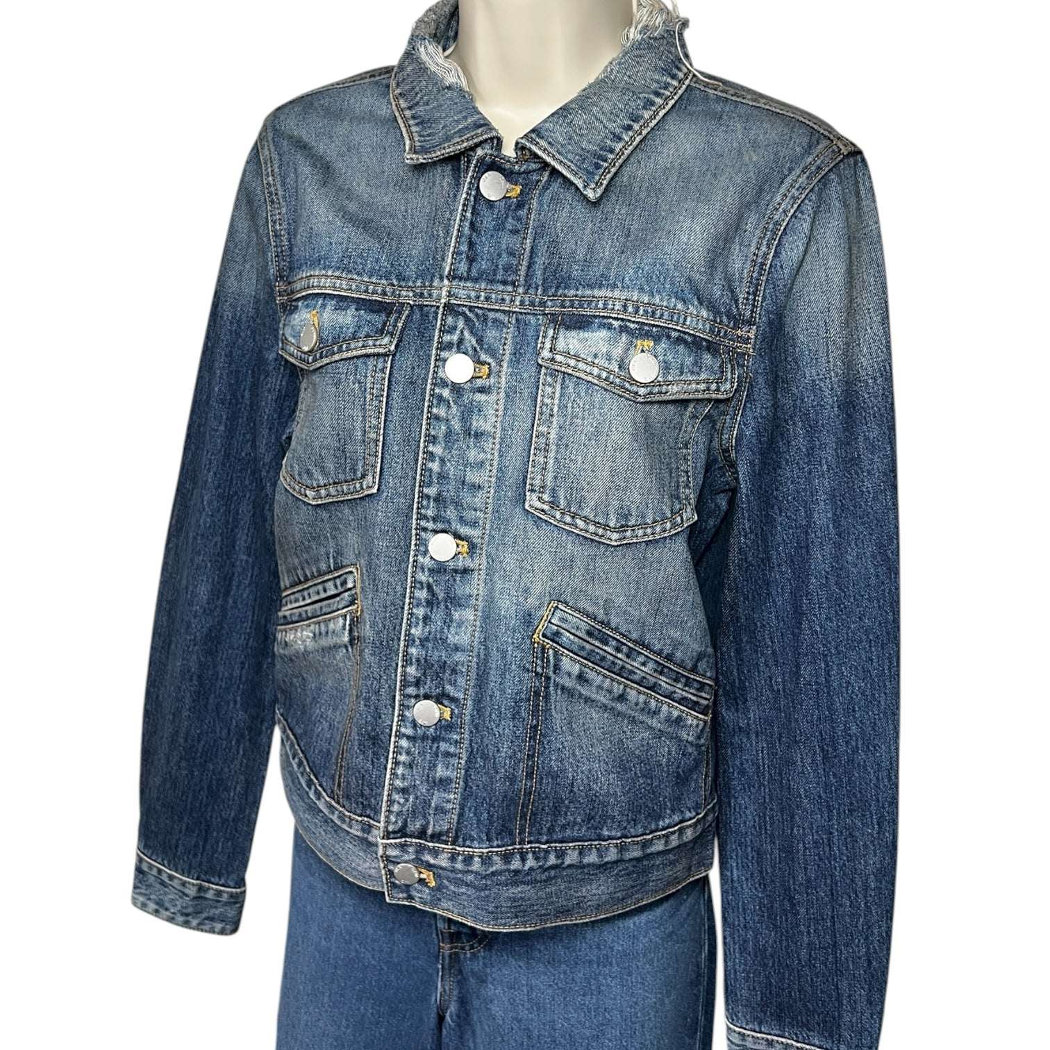 BLK DNM 18 BFMDP01 Davis Blue Denim Jacket – M