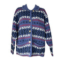 Vintage Laura Ashley Wool Knit Intarsia Cardigan – M – pre-loved