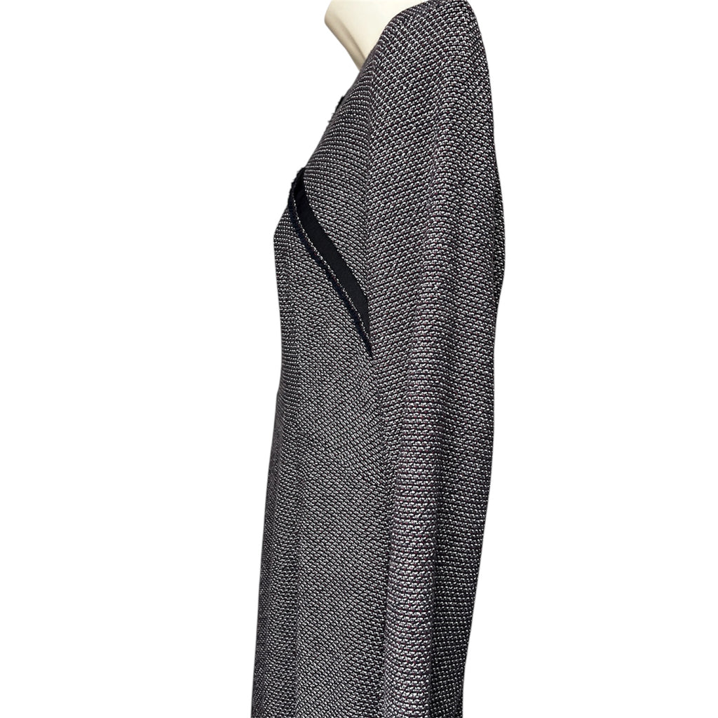 The Fold Tweed Cut-Out Midi Dress – UK14 – pre-loved