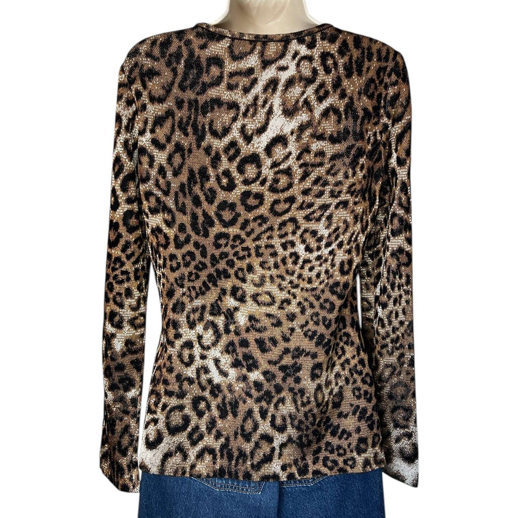 St. John Wool Blend Knit Crew Neck Jumper - S