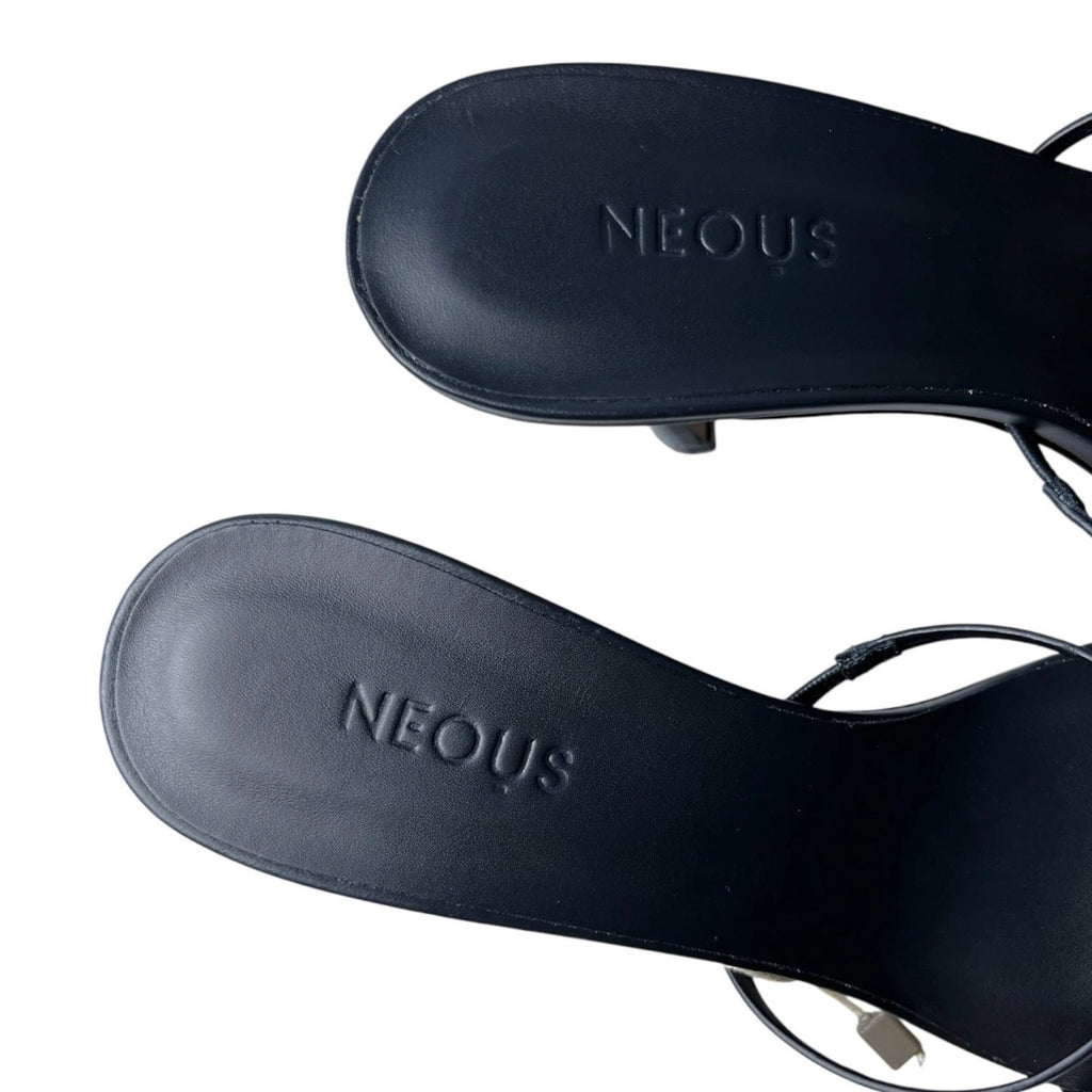 Neous Minimalist Strappy Heeled Sandals – Navy Blue, EU 39