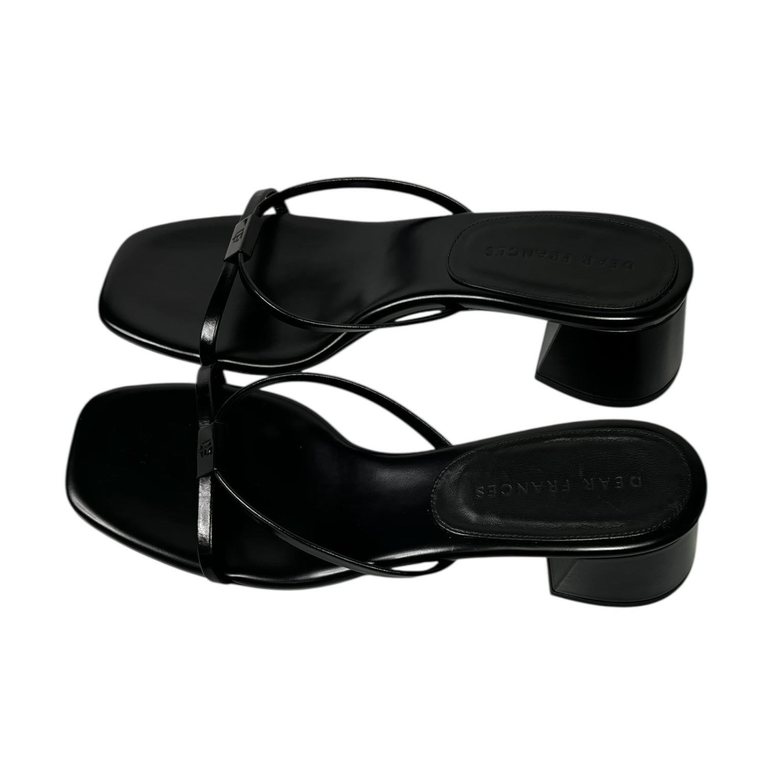 Dear Frances Patti Slide Sandal – Black, EU 39