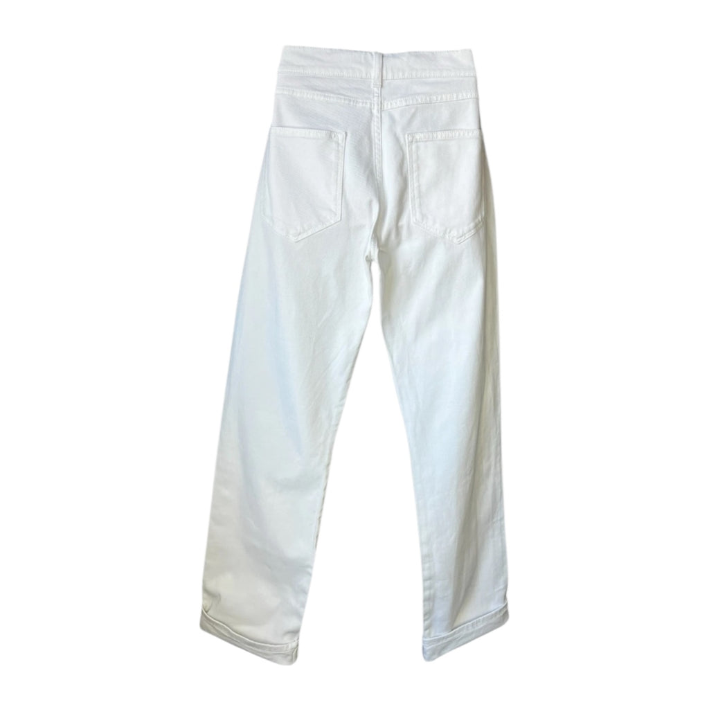 Christopher Kane Heart Embroidered Straight Boyfriend Jeans – 25 – pre-loved