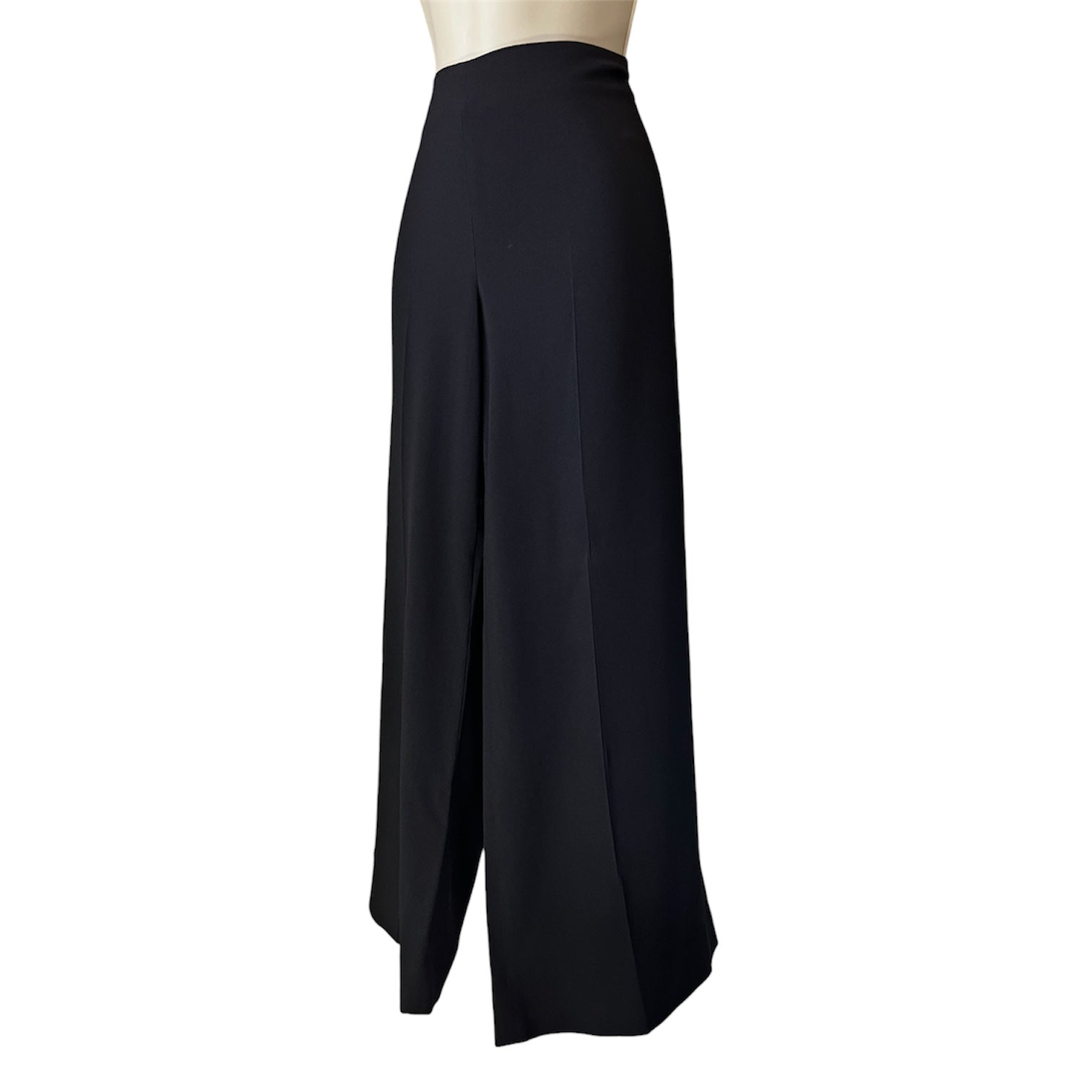 Theory Terena B Rosina Crepe Wide-Leg Cropped Trousers – US8