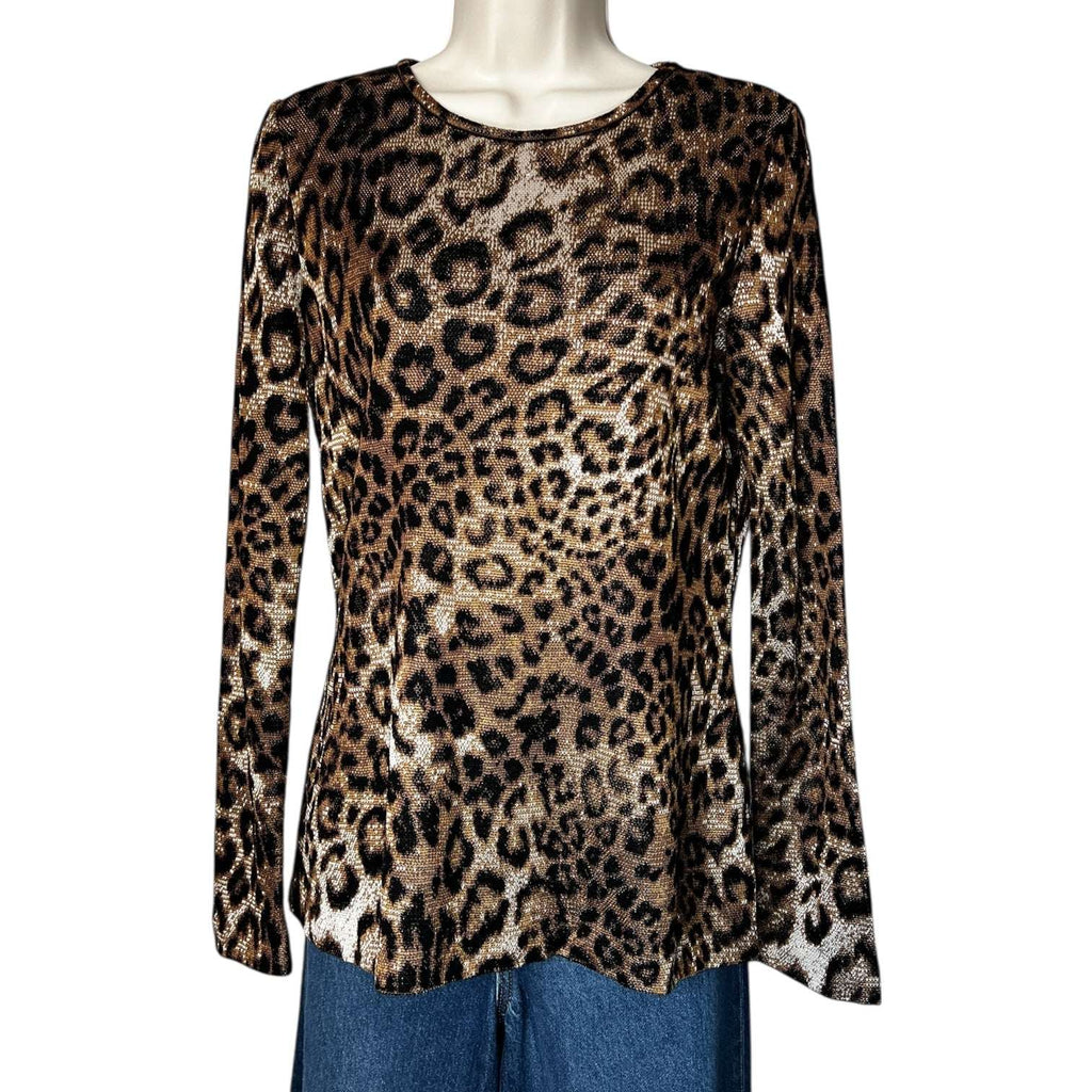 St. John Wool Blend Knit Crew Neck Jumper - S