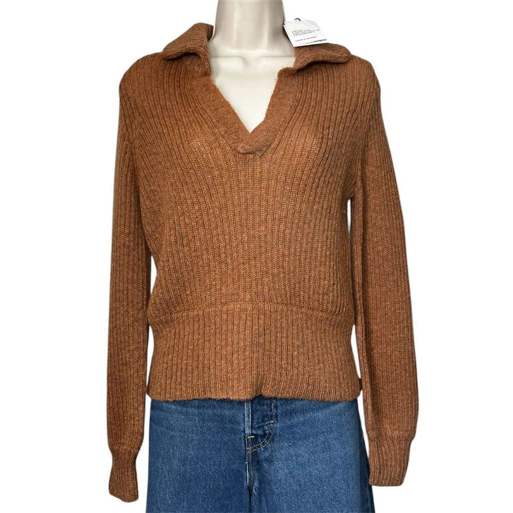 Leon & Harper Mohair Wool Blend Cropped Sweater – XS