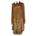 Mes Demoiselles Snake Print Kaftan Shirt Dress – FR38