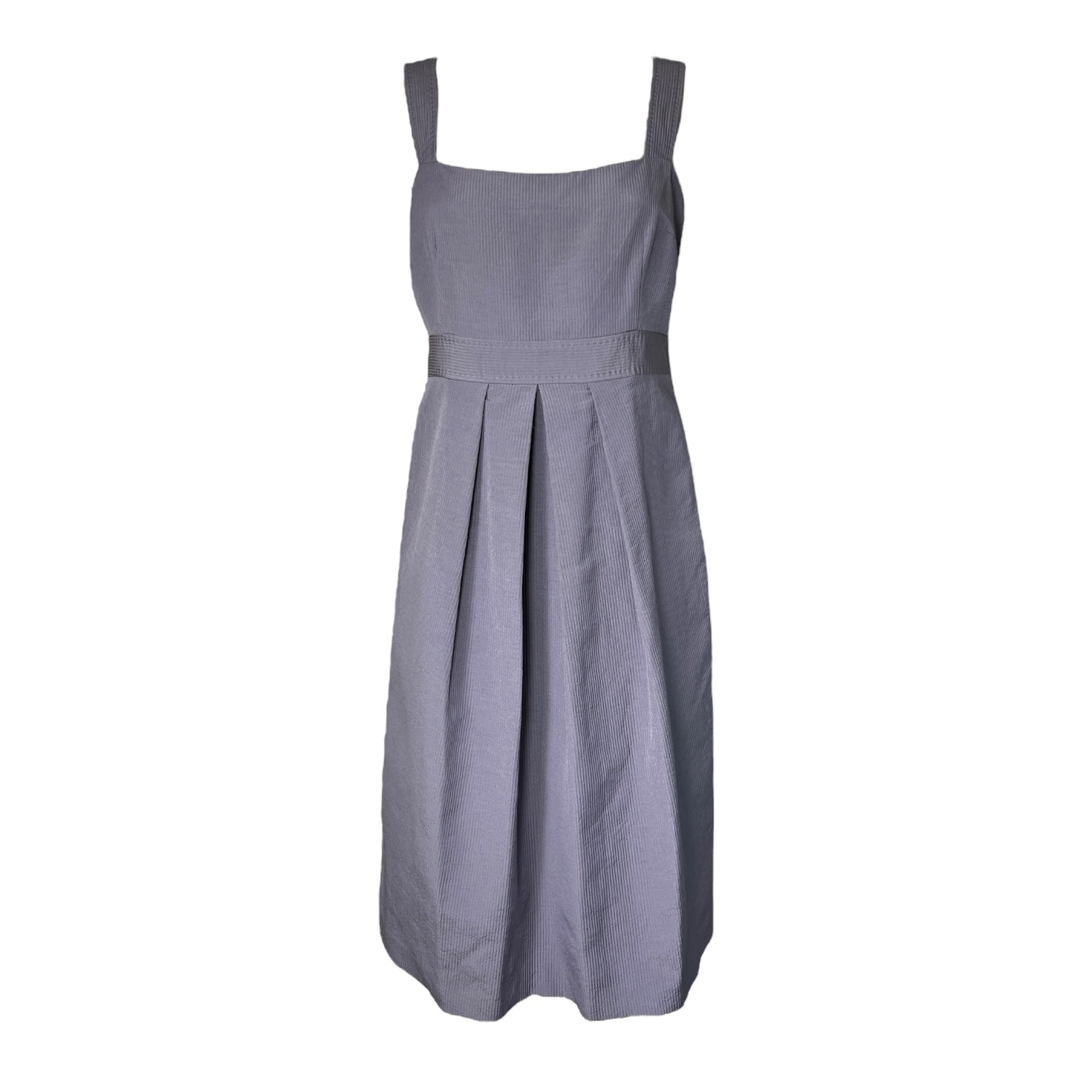 Vintage Moschino Cheap & Chic Pinafore Dress – Cord Linen Blend, UK12 – pre-loved