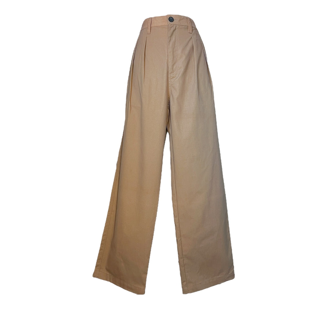 Mara Hoffman Monte Khaki Recycled Cotton Chino Trousers – US8 (UK12) – pre-loved