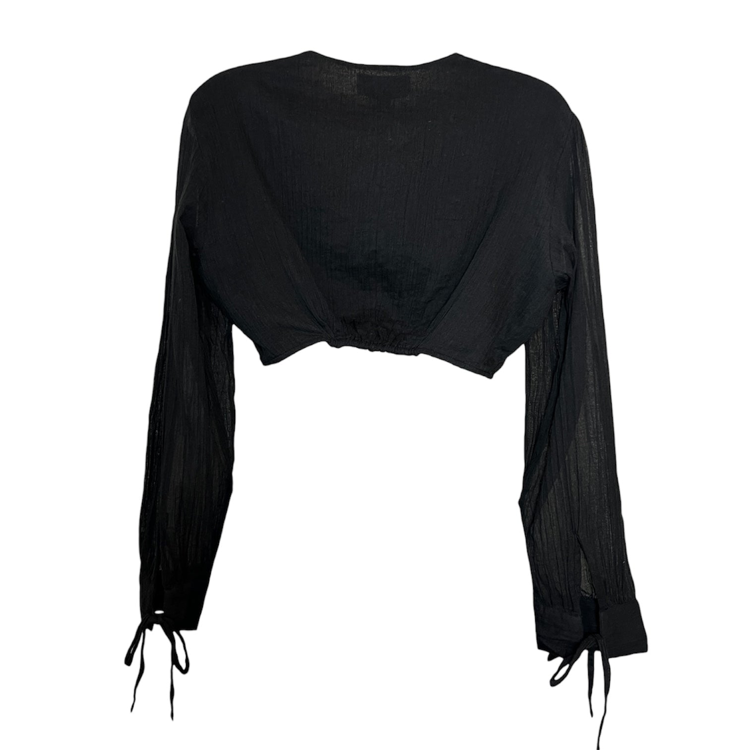 Antik Batik Cotton Muslin Ring Crop Top – M – pre-loved
