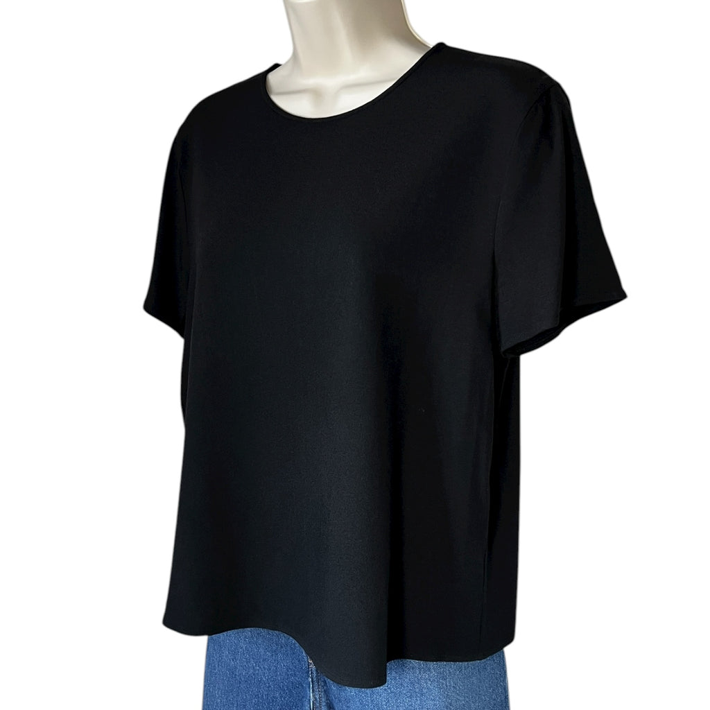 Jenni Kayne Japanese Crepe Relaxed Blouse – M