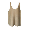 Nili Lotan Nala Linen Open-Knit Tank – L – pre-loved