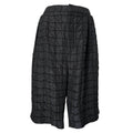 Chloé Black Textured Silk Lounge Shorts – Relaxed Fit, High-Waisted, FR 36 – pre-loved